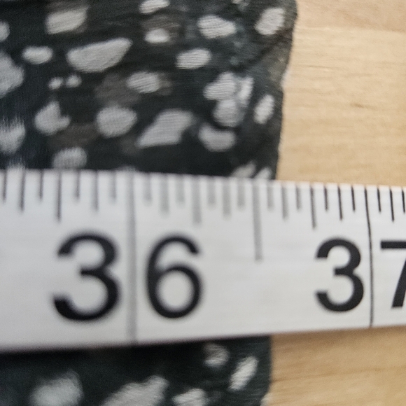 Joie Balloon Sleeve Mini Dress Size LG Green Animal Print Chiffon Retro 90s NWT - Picture 10 of 12